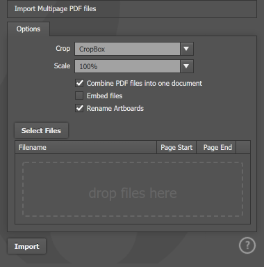 The Options tab The Options tab